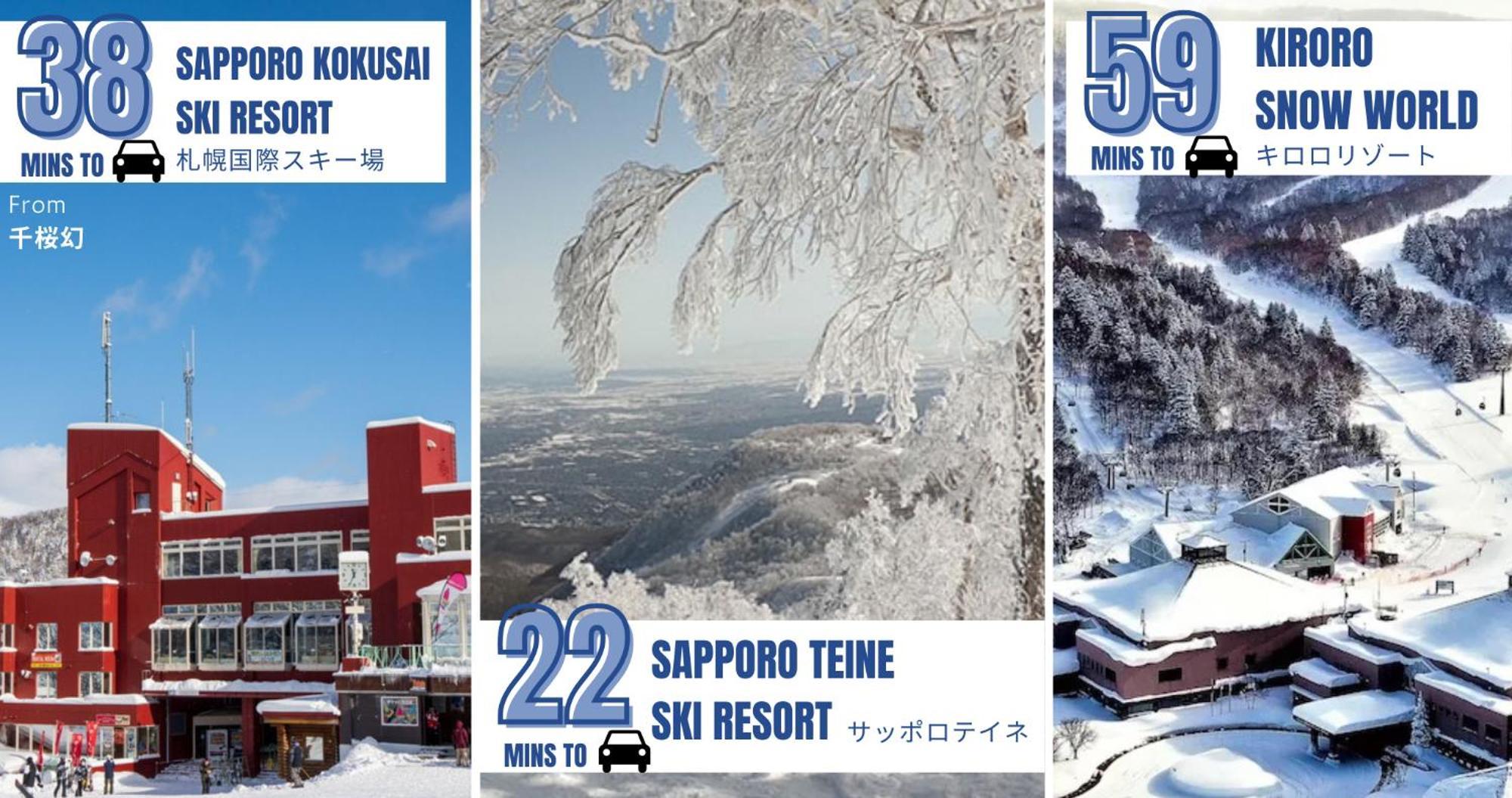 Senougen Villa Sapporo Exterior foto